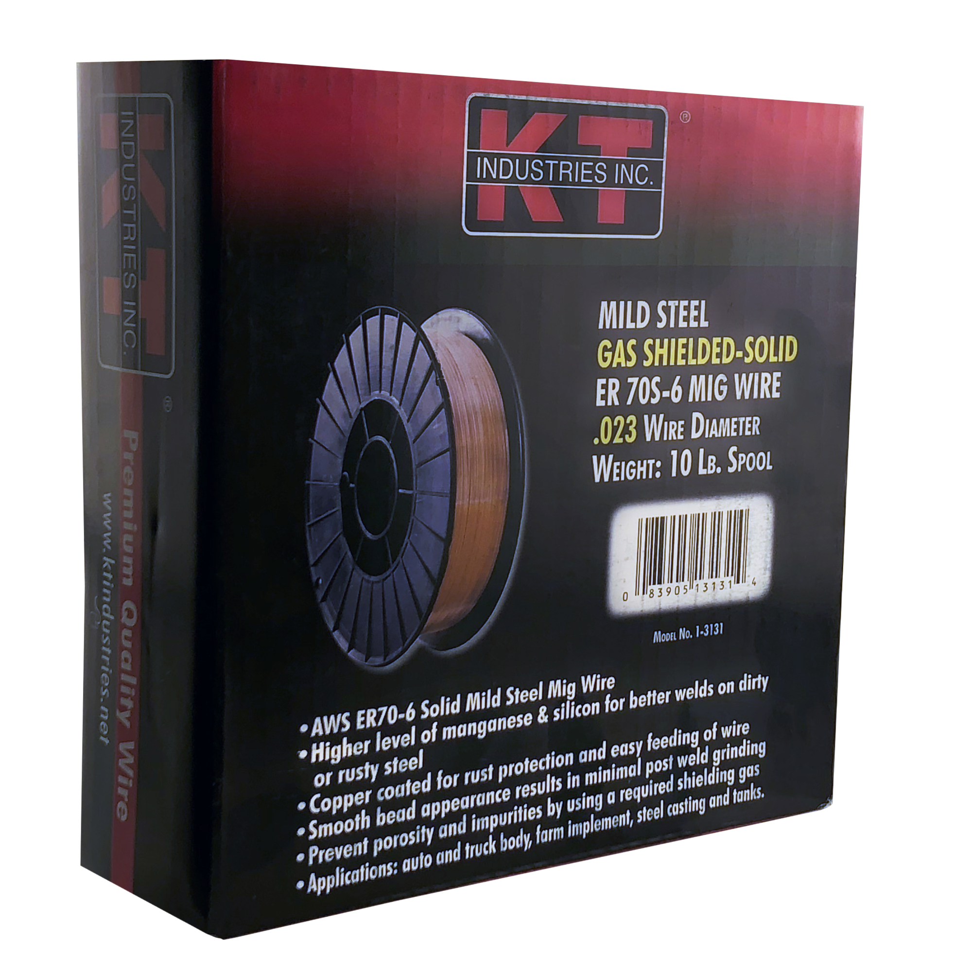 K-T Industries MIG Welding Wire — ER70S-6, 0.023in., 10 Lbs., Model# 1-3131